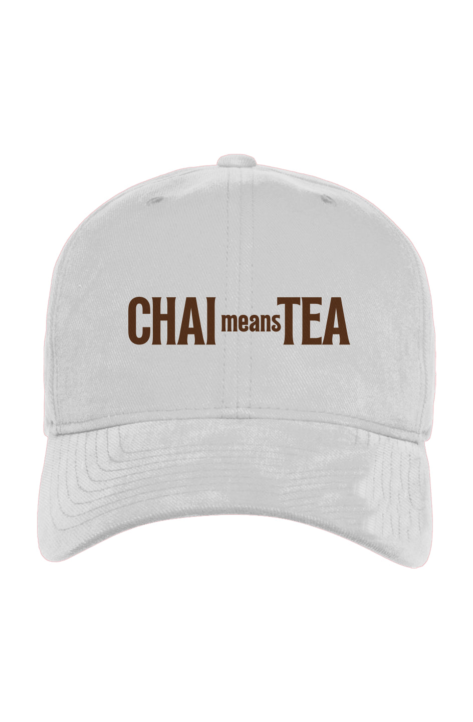 Chai Tea Brushed Twill Cap